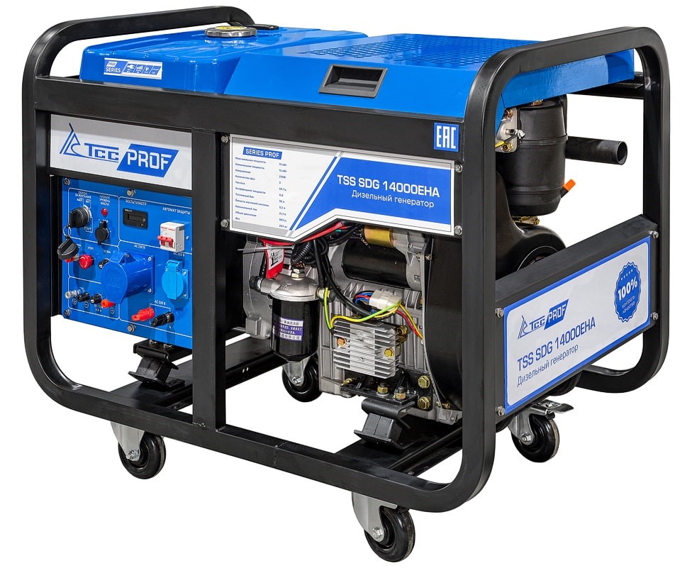Электрогенератор  дизельный  ТСС SDG 14000EHA 9101176 STDN-0045683 - Вид №2