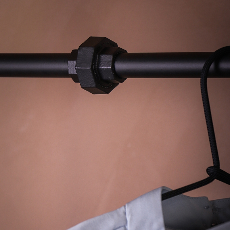 Соединитель американка для труб , 42x42x42 мм, черный LJPS0634 Public Steel Россия  - Вид №4