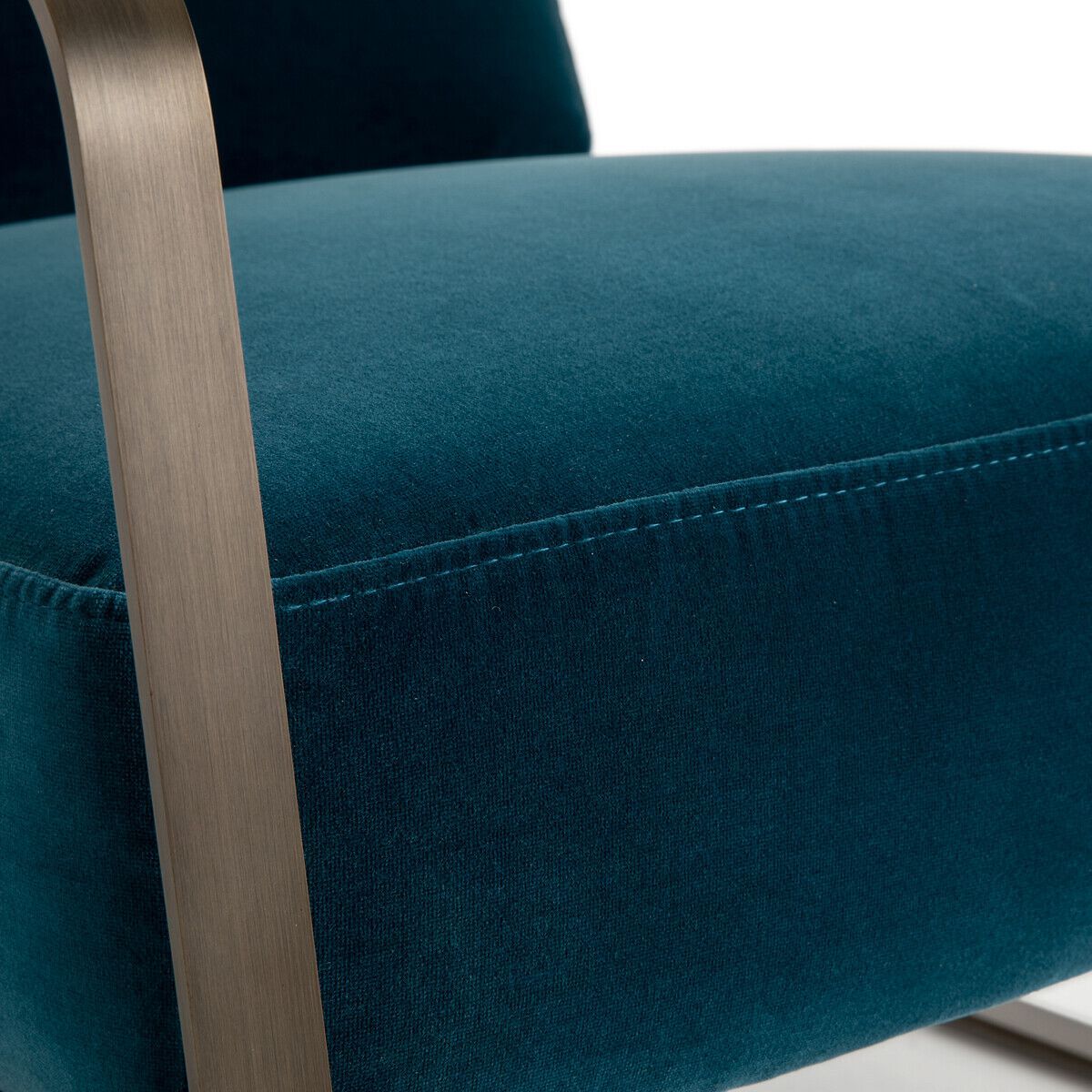 Бархатное кресло с подлокотниками AMPM ZOLEIKA ARCH-00040673 - Вид №4