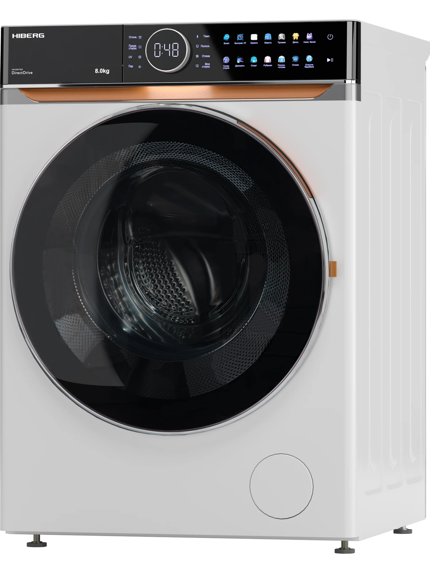 9238399 Стиральная машина HIBERG i-DDQ10 - 814 W белый STDN-0065748 - Вид №2