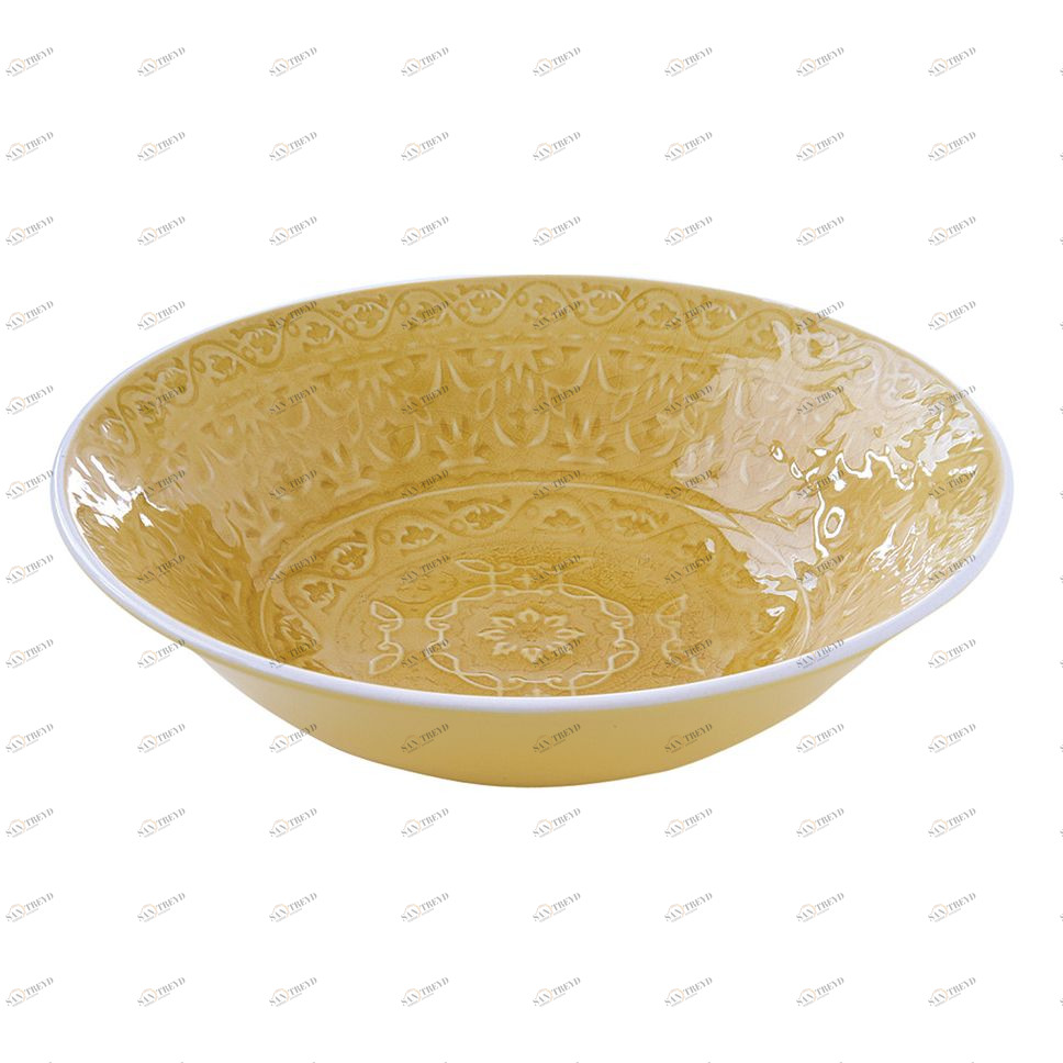 Салатник керамический желтый Ambiente EASY LIFE AMBIENTE 00-3946683 Желтый 