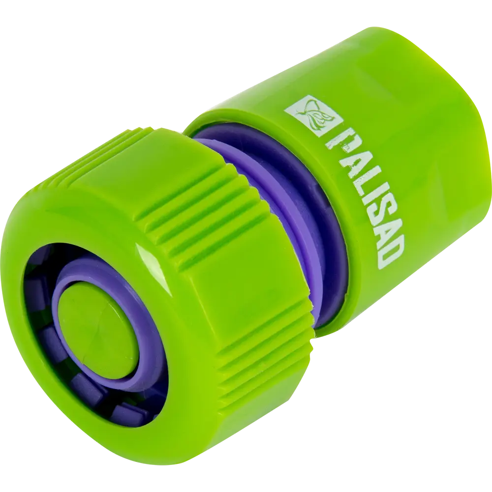 Коннектор для шланга быстросъёмный Palisad 3/4 " с аквастопом 17978056 STLM-2174126  - Вид №1