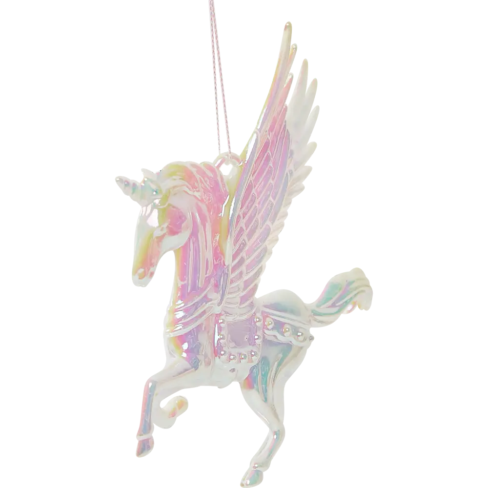 87036502 Елочная игрушка Единорог13.5x11.5 цвет разноцветный STLM-1356092 Santreyd 