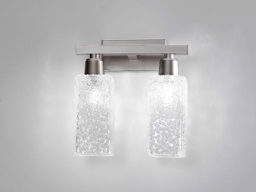 Настенный светильник из стекла и латуни Cremasco Illuminazione 7261/2AP ARCH-00049150