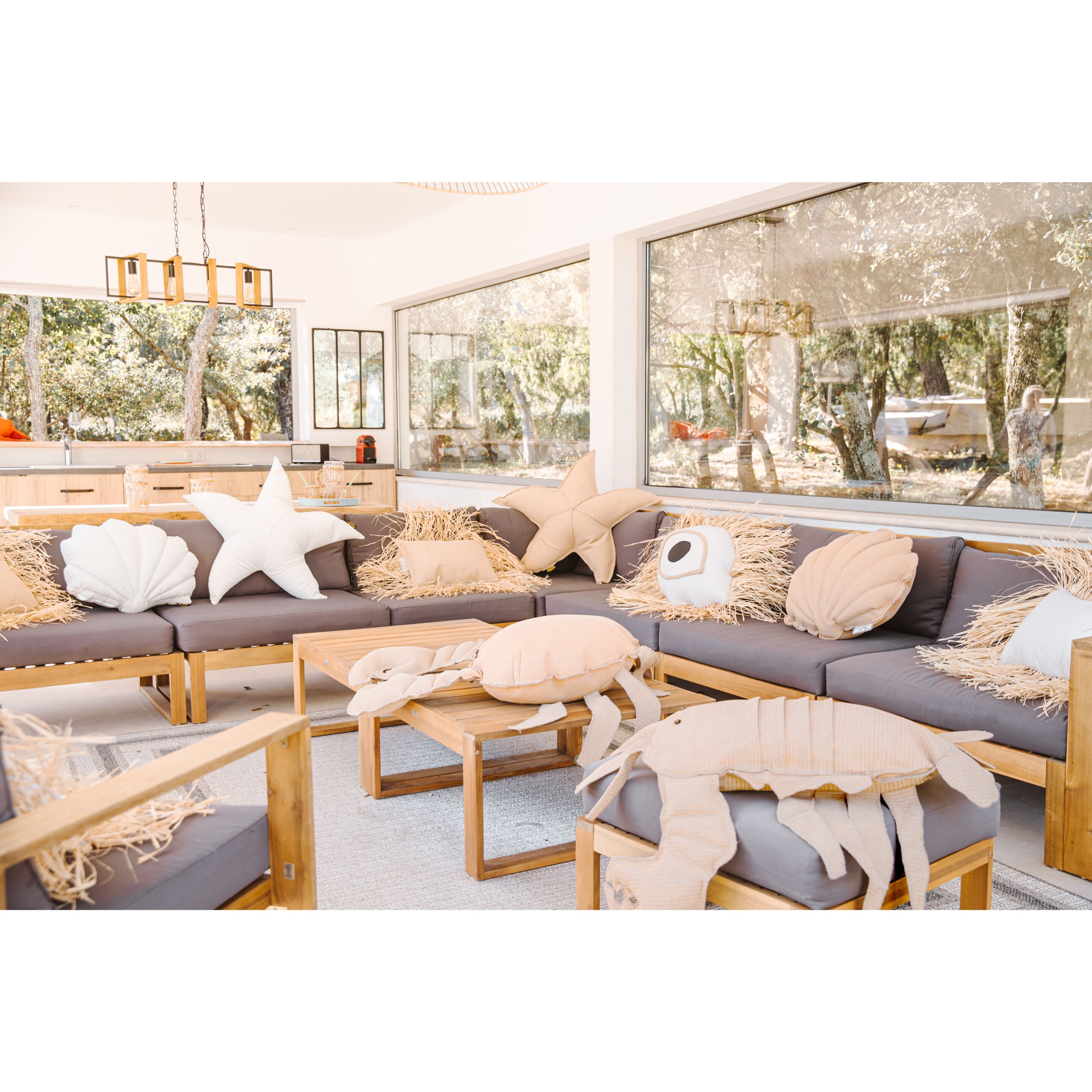 Напольная подушка ткани MX HOME Pampelonne ARCH-00062966 - Вид №5