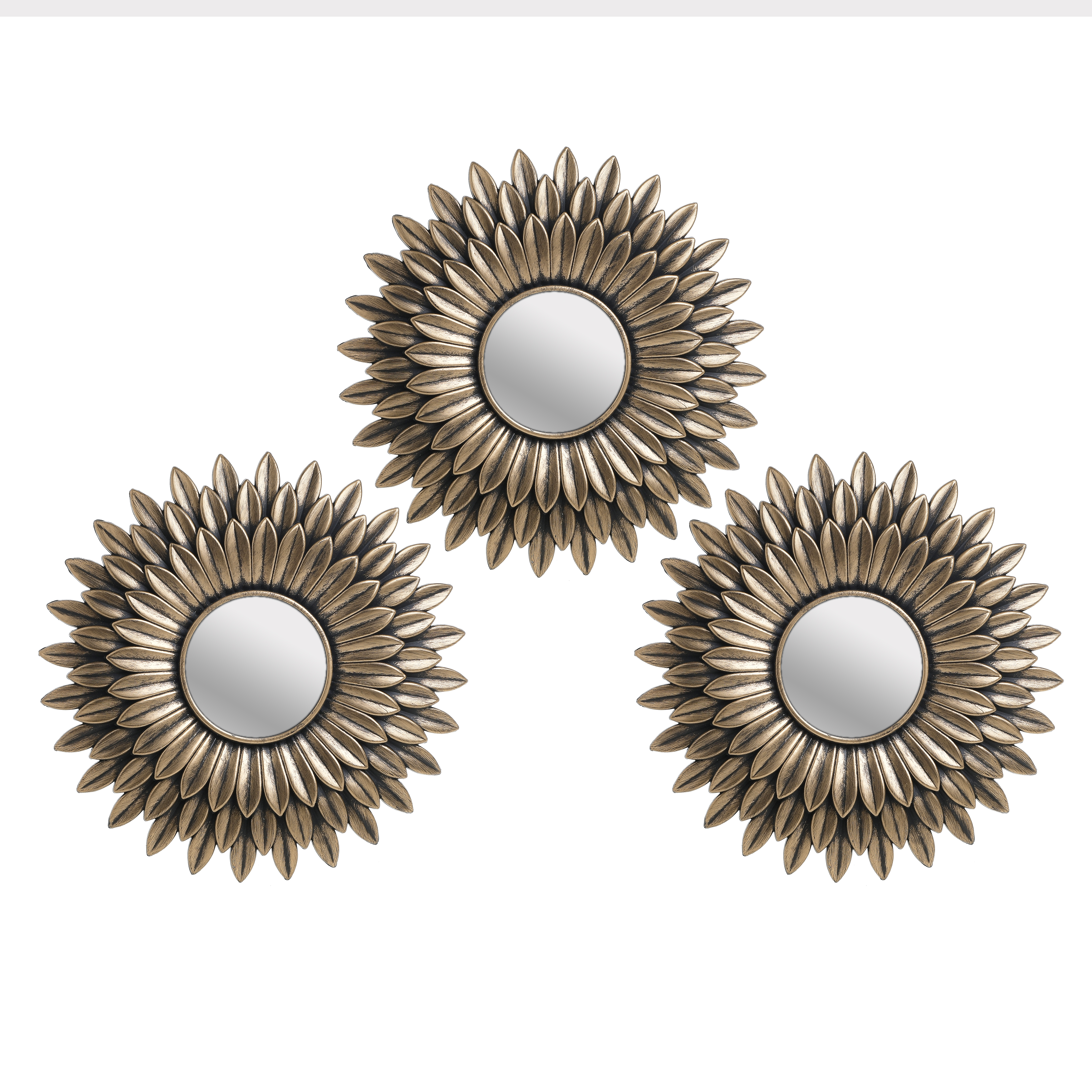 3895290.0033 ЗЕРКАЛО НАСТЕННОЕ, НАБОР 3ШТ TO4ROOMS  - Вид №1