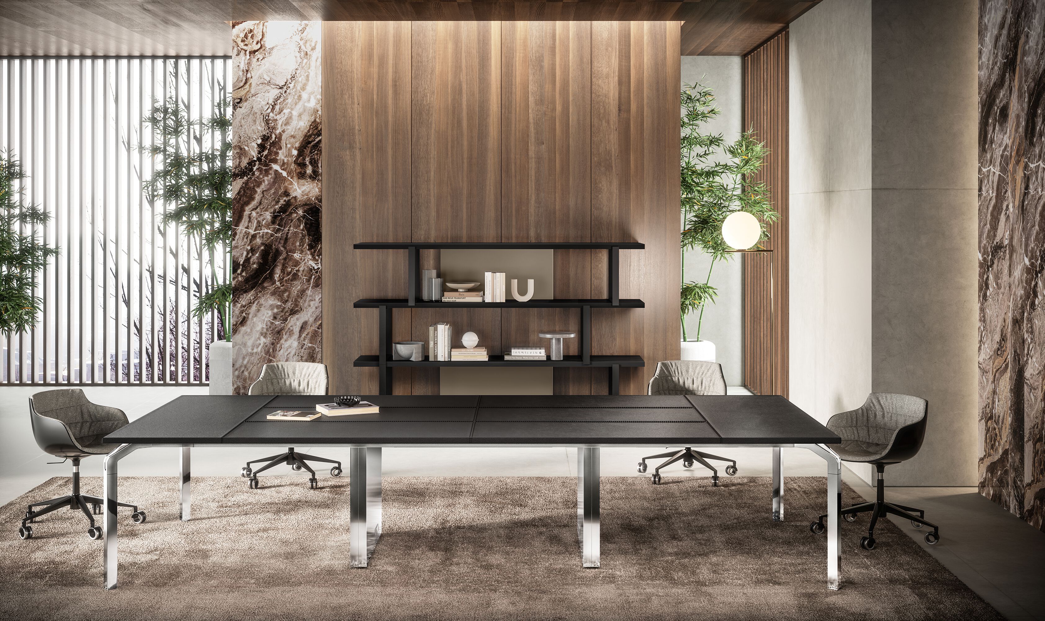 Кожаный стол / Стол для совещаний About Office йога ARCH-00140302 - Вид №5