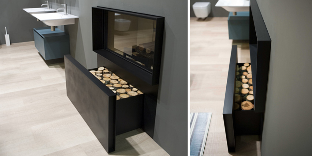 Камин на дровах SKEMABOX Antonio Lupi SKEMABOX с функцией отопления Antoniolupi - Вид №1