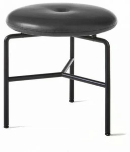 BassamFellows Низкий стальной табурет Circular Cb-260