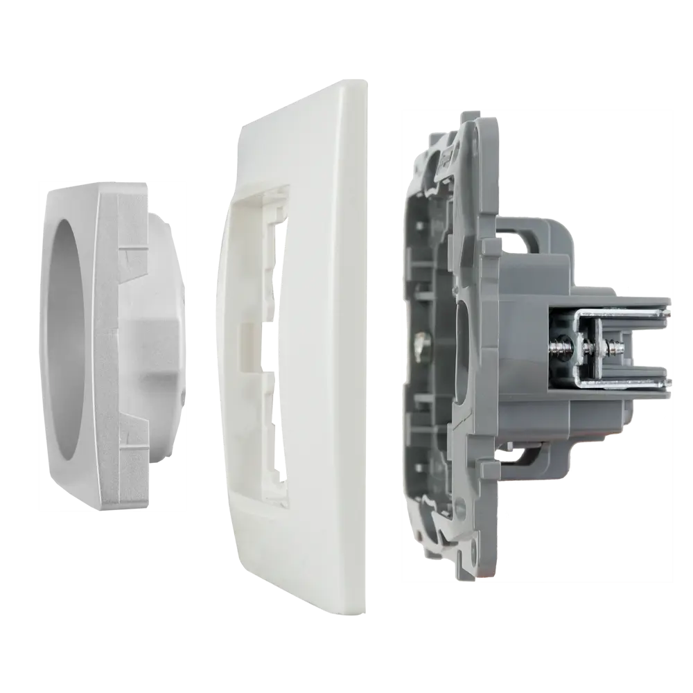 Legrand Etika - розетка скрытого монтажа с защитой от детей, алюминий 17356898 STLM-0008024 - Вид №5