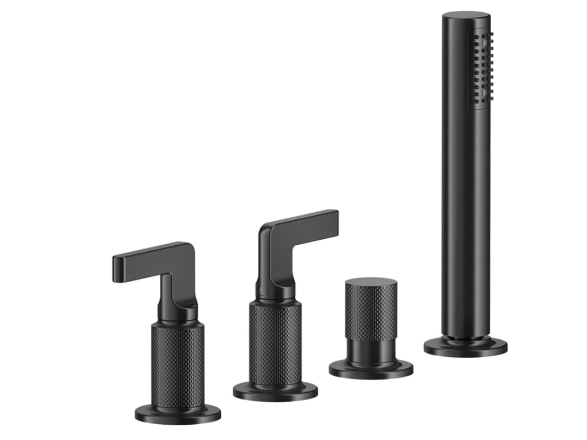 Набор для ванны из хромированной латуни с ручным душем Gessi гравировка ARCH-00049624 - Вид №1