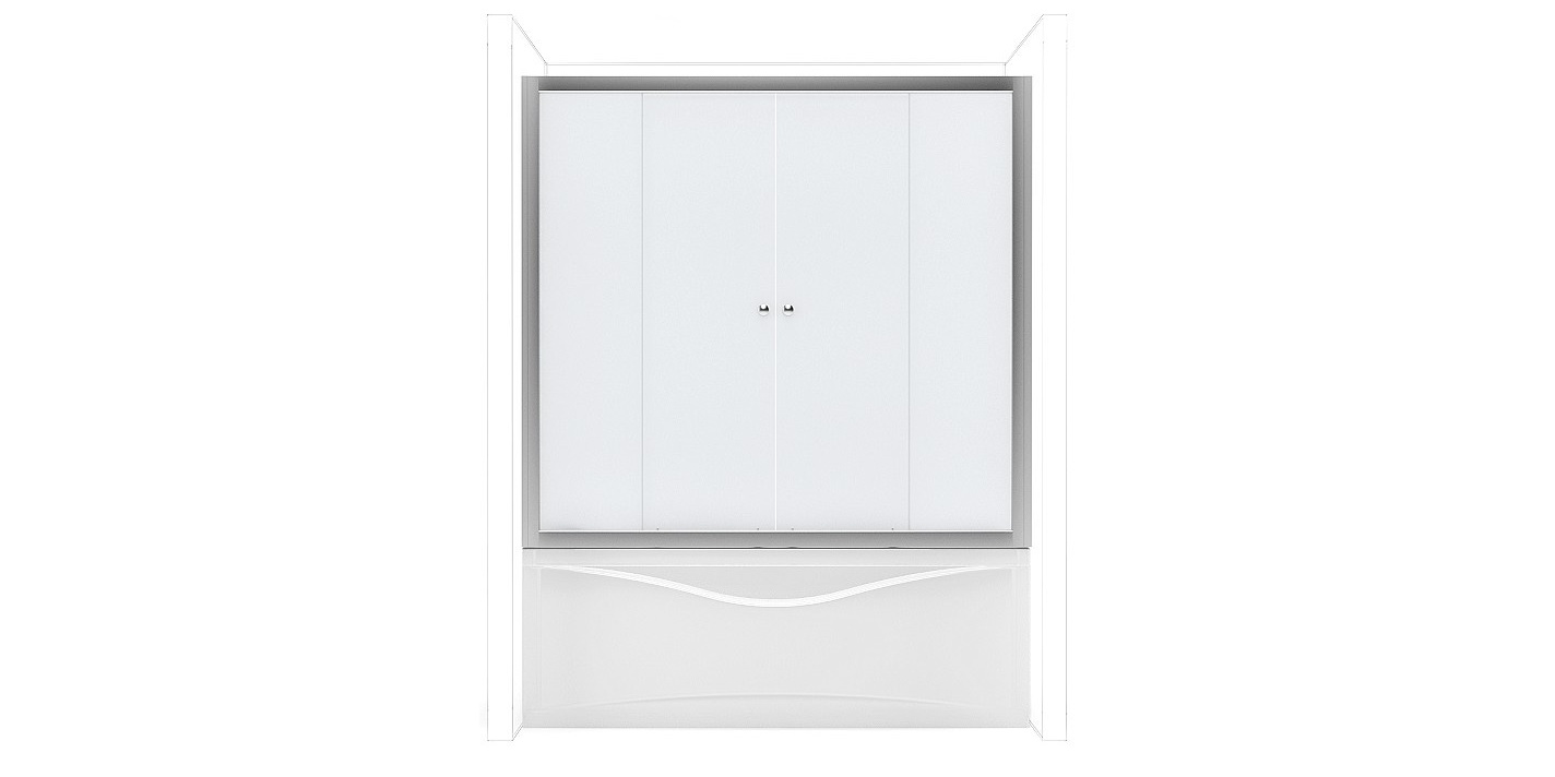 175831 Душевое ограждения на борт вынны Aquanet Россия AQ5 - Вид №3