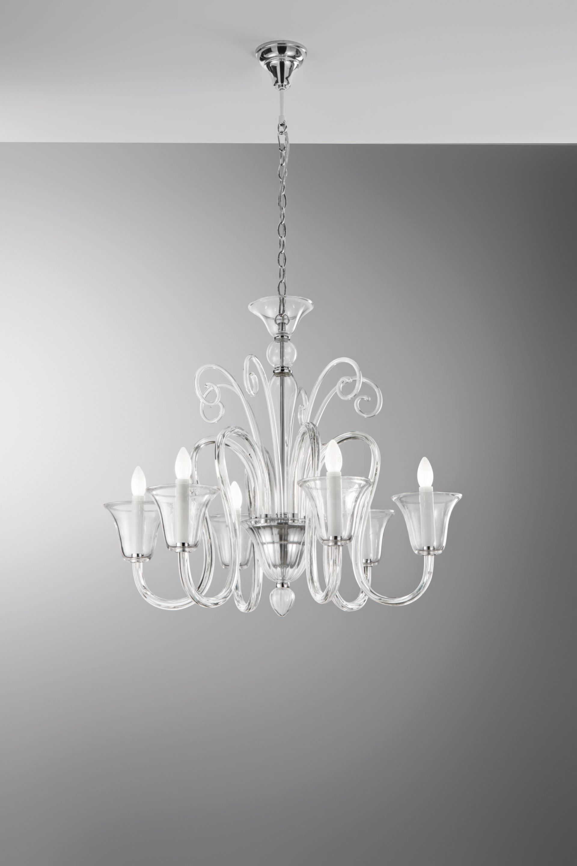 Стеклянная люстра Fan Europe Lighting дизайн окружающего света ARCH-00113887 - Вид №1