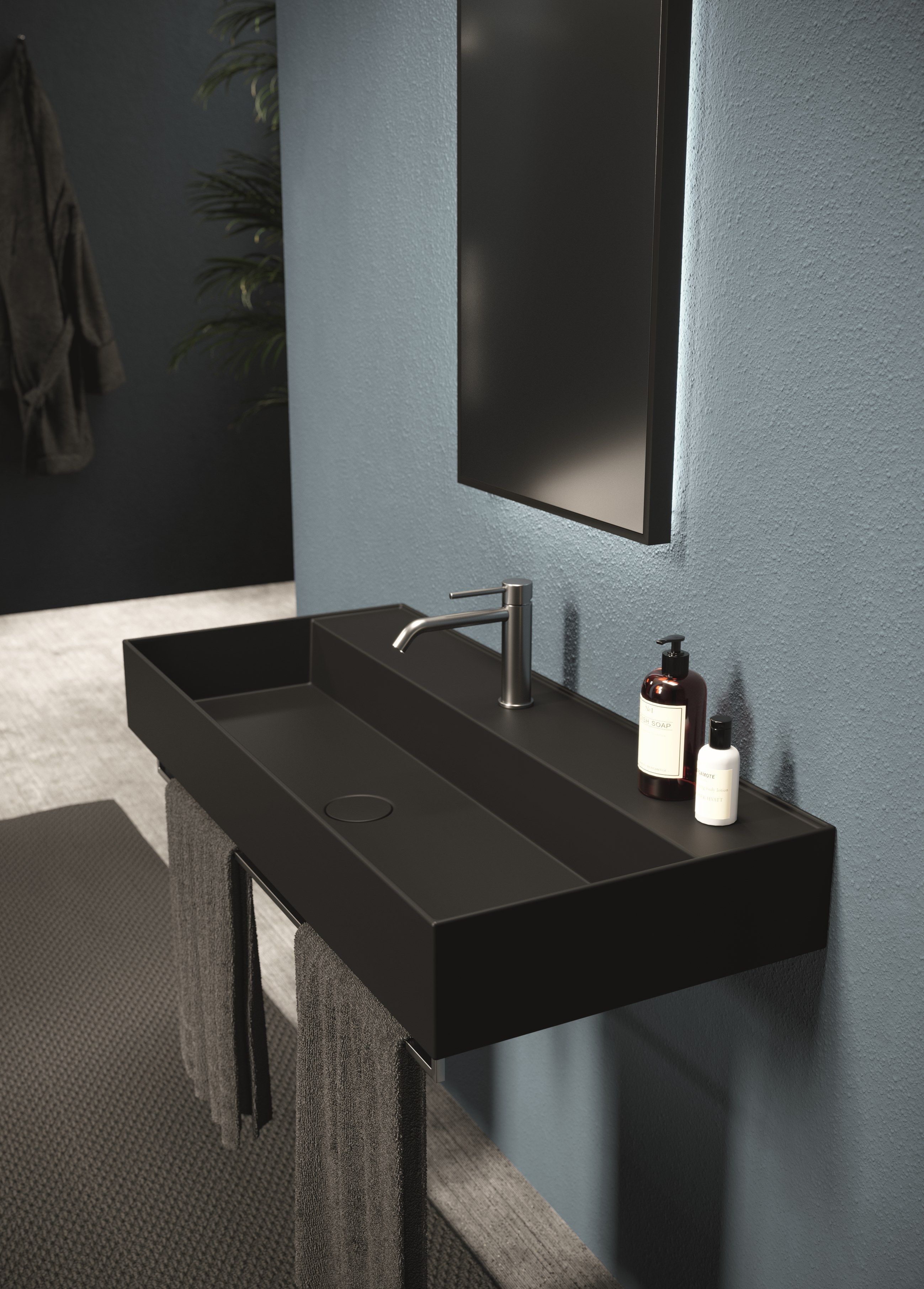 Керамическая прямоугольная подвесная раковина Alice Ceramica HIDE ARCH-00151886 - Вид №9