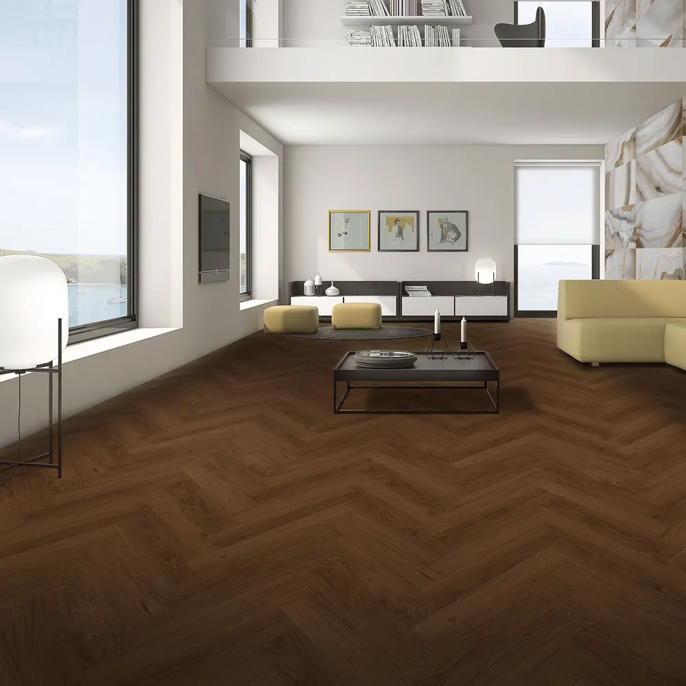 SPC плитка «Шале Альбарон» 4 мм 43 класс с фаской 1.31 м² 89402205 Floorwood STLM-1417805