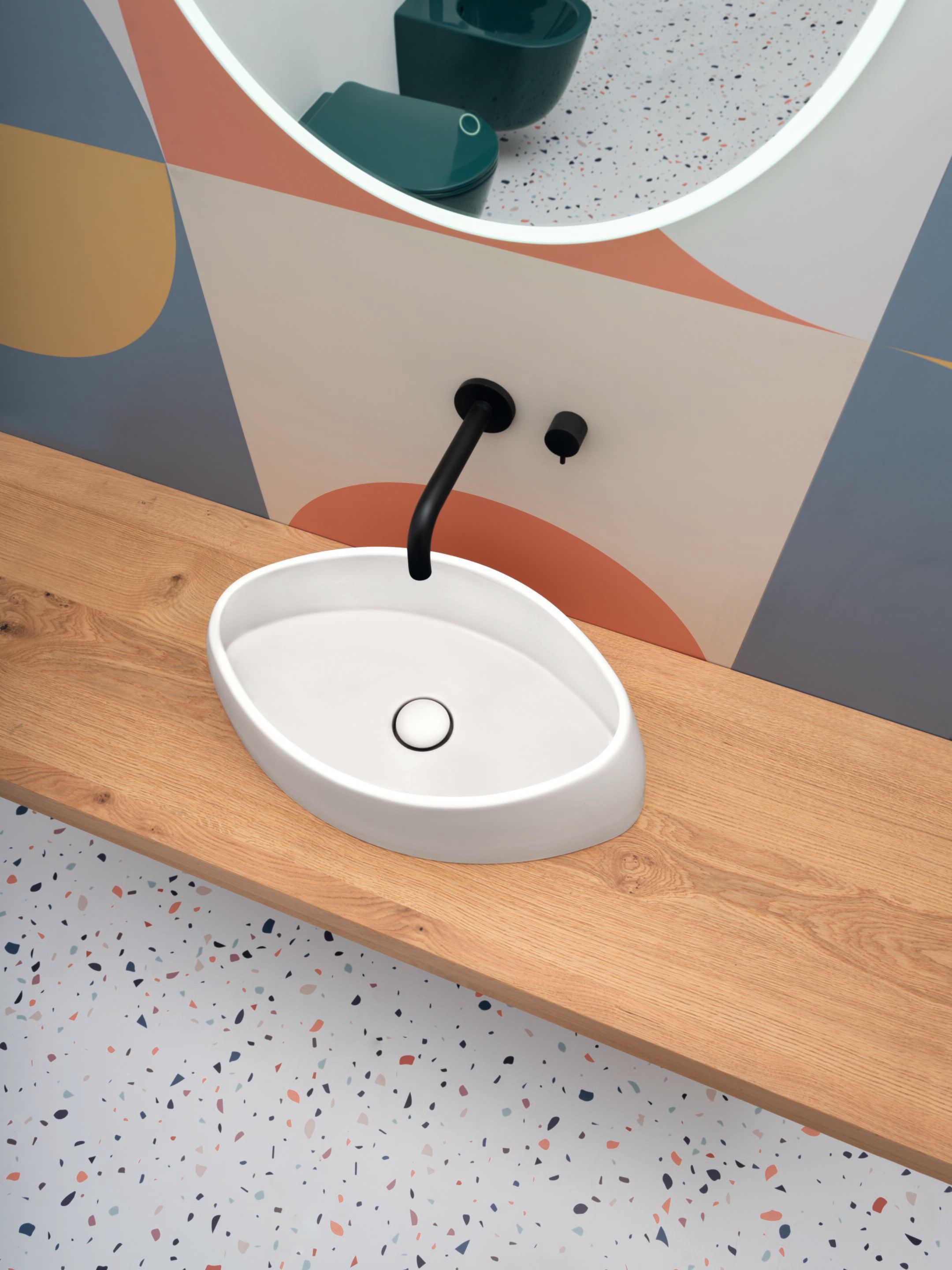 Керамическая овальная столешница Axa Vis ARCH-00057198 - Вид №5