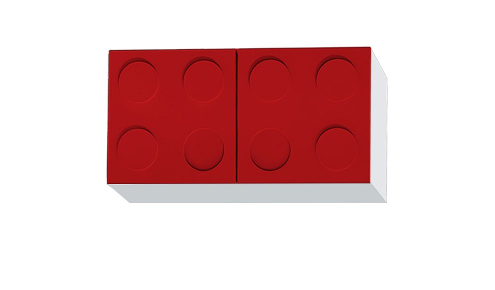 Антресоль детская "Леголенд" МАНДАРИН ЛЕГОЛЕНД 178729 Белый;розовый Santreyd  - Вид №3