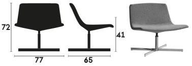 Capdell Кресло из ткани с 4 спицами Ics sun-id-1408880 - Вид №3
