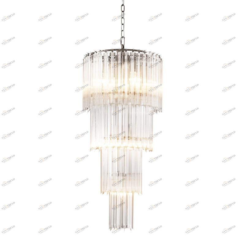 Люстра Alpina S от Eichholtz прозрачная 110013 EICHHOLTZ ДИЗАЙНЕРСКИЕ, EICHHOLTZ 061638 Прозрачный 