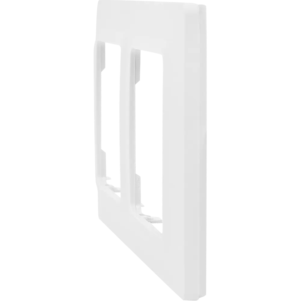 LEXMAN LILIAN - Декоративная рамка для розеток, 2 поста, белый матовый 86761682 STLM-0071393 - Вид №2