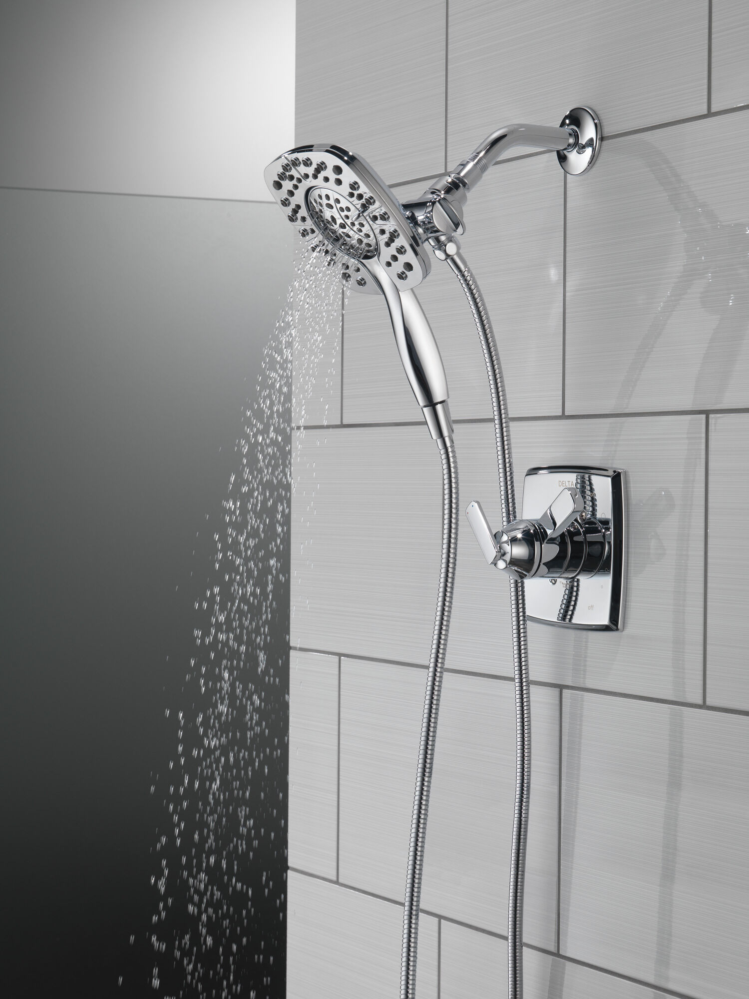 T17264-I Облицовка для душа Monitor® серии 17 с In2ition® Delta Faucet Ashlyn Хром  - Вид №12