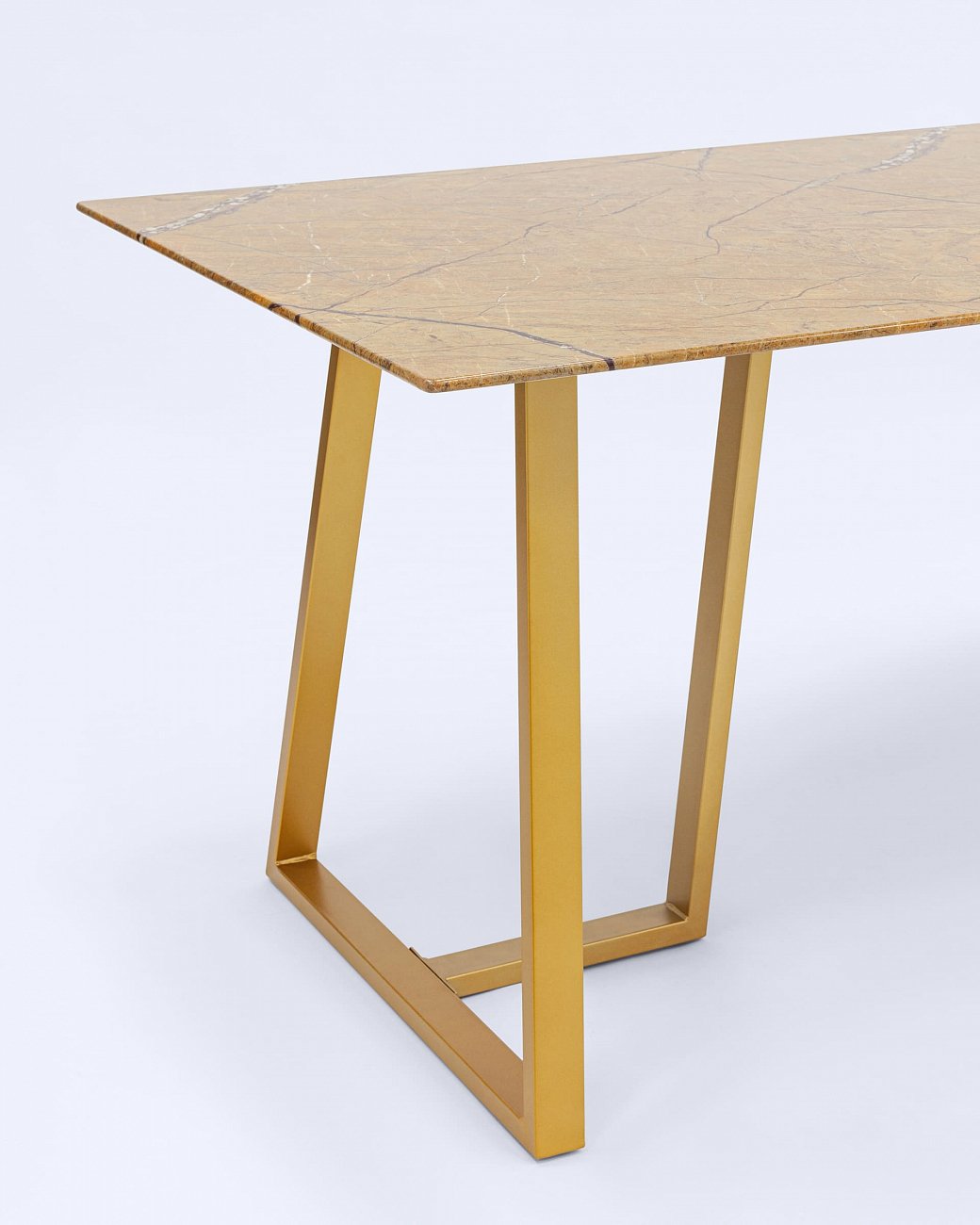 Обеденный стол золотистый 160х90 см "Даллас" STOOL GROUP  00-3946095 Золото  - Вид №3