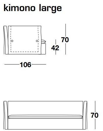 Frigerio Salotti Модульный диван с тканевой обивкой Kimono sun-id-1426332 - Вид №5