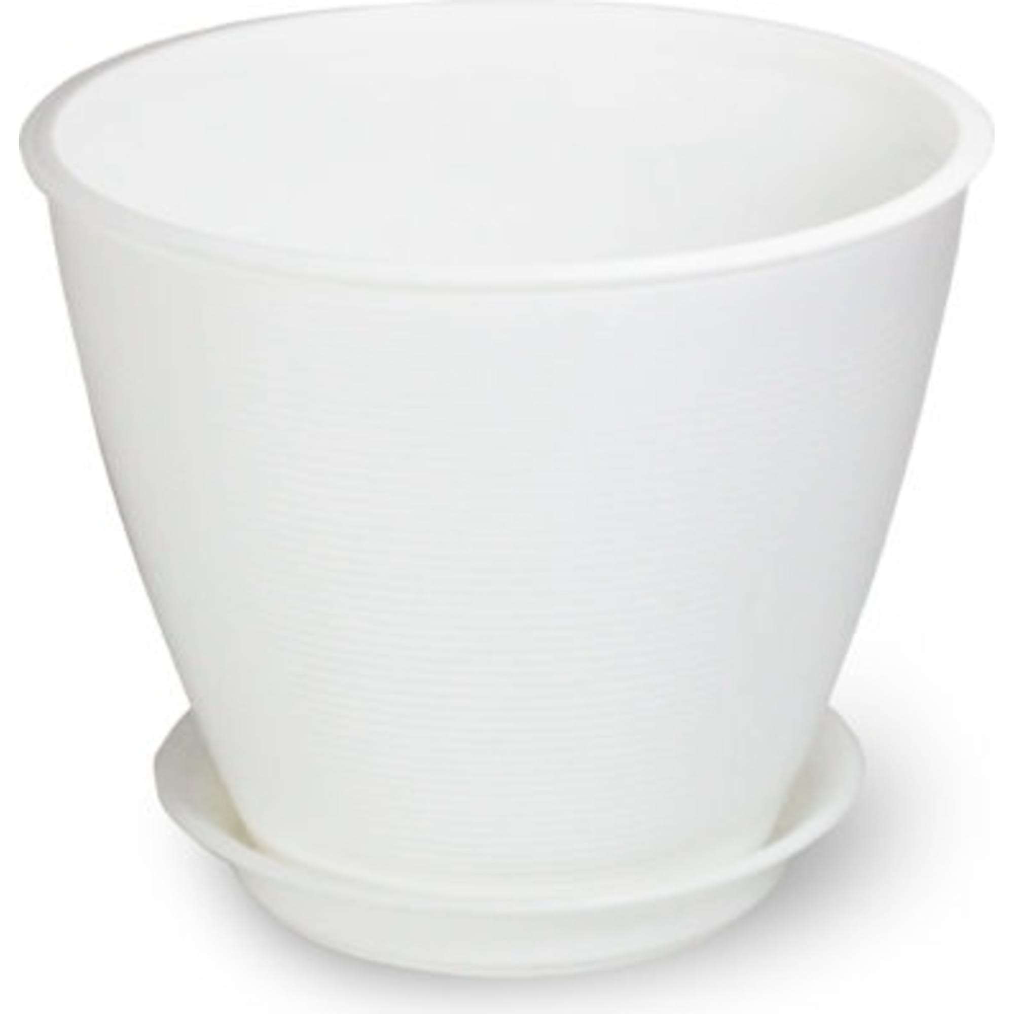 18009038 Горшок цветочный ø17 h13.5 см v1 л пластик белый Виноград Santreyd  - Вид №1