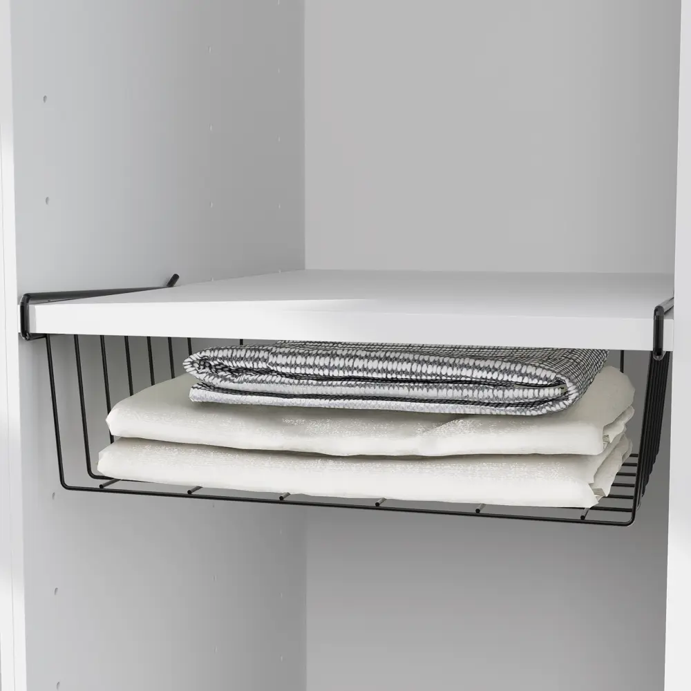 Корзина для шкафа 36x12x25.7 см цвет черный 89389451 STLM-2064148 Santreyd 