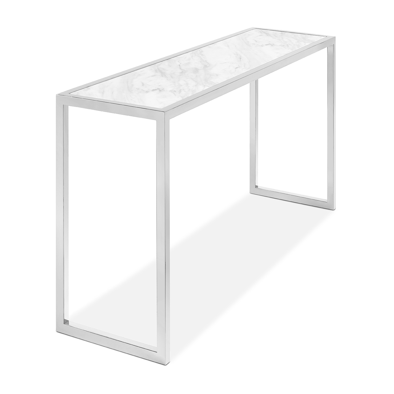 450287-BS ABHIKA КОНСОЛЬНАЯ КОРОНА ПРЯМАЯ H75 150X40 BLACK/SILVER  - Вид №5