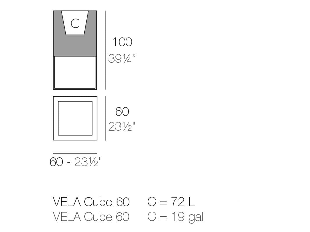 Сеялка из полиэтилена Vondom ARCH-00144361 - Вид №16