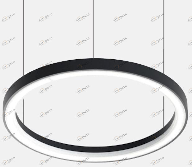 Lucifero's Светодиодная подвесная лампа из экструдированного алюминия File flex circle Fxa41.8 - fxa48.8