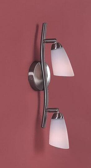 Спот настенный белый с 2 плафонами Citilux "Белла" CL501521 CITILUX БЕЛЛА ХРОМ 00-3926085 Белый  - Вид №1