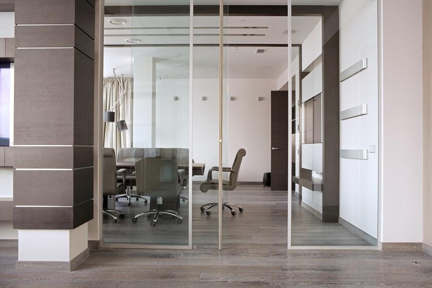 Elitable Стеклянная звуконепроницаемая сдвижная стена для офиса Unika sun-id-1362479 - Вид №12