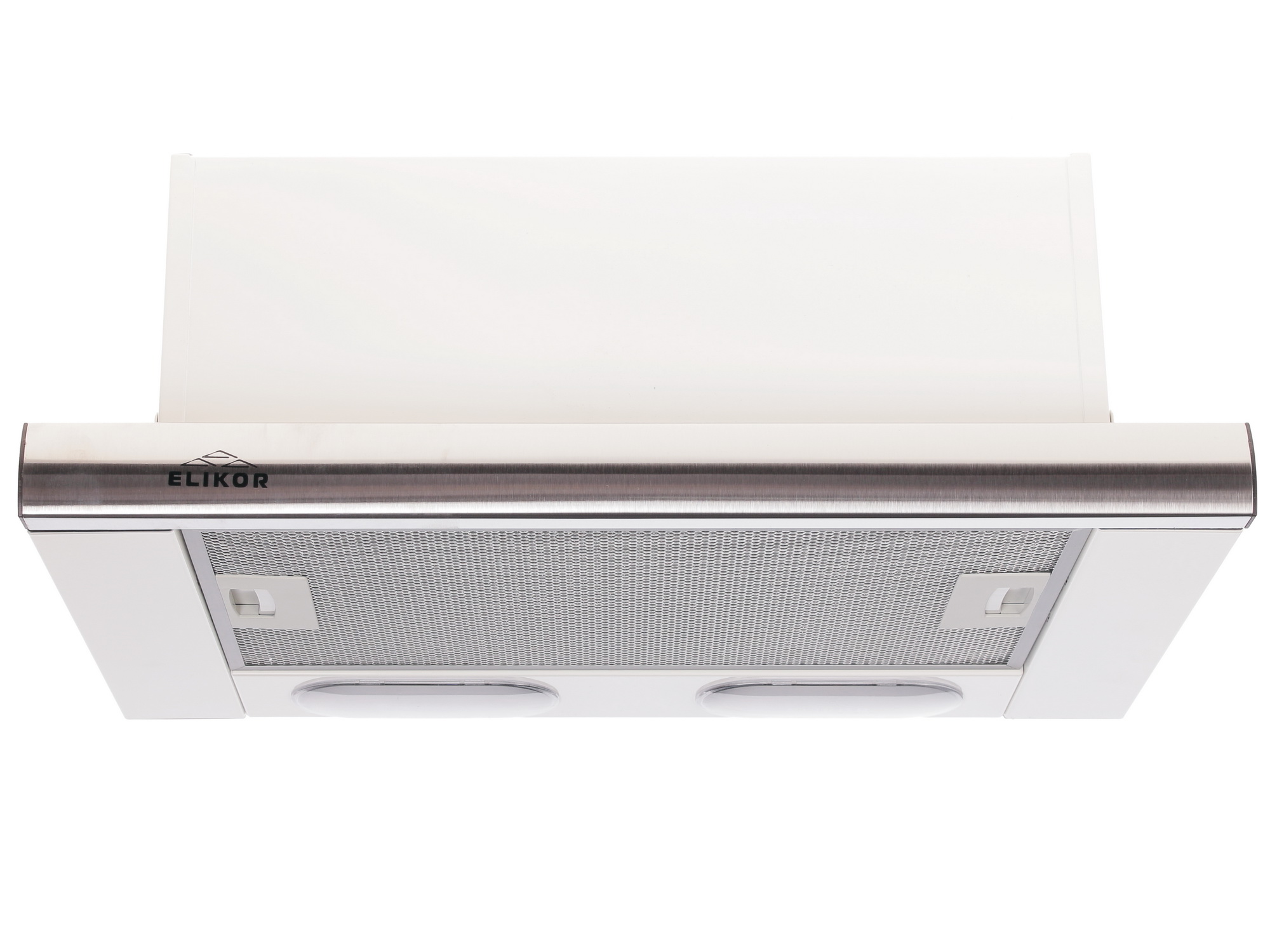 1047518 Вытяжка телескопическая ELIKOR Интегра 50П-400-В2Л белый/серебристый STDN-0004633 - Вид №1