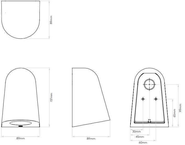 Astro Lighting Бра для наружного освещения из латуни с диммером  1317005  - Вид №3