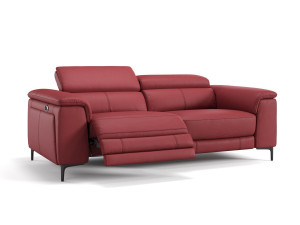 3-местный кожаный диван