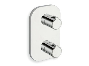 Термостатический смеситель для душа / ванны с 2 отверстиями и переключателем