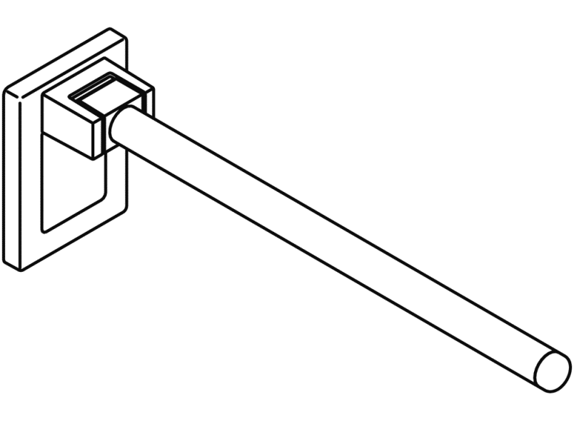 950.50.11050 Опорная рейка моно теплое прикосновение HEWI Stützen  - Вид №4