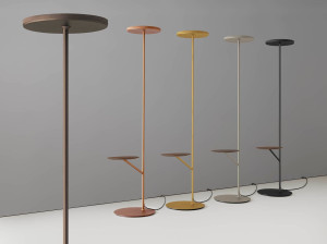 Торшер из алюминия и плексигласа