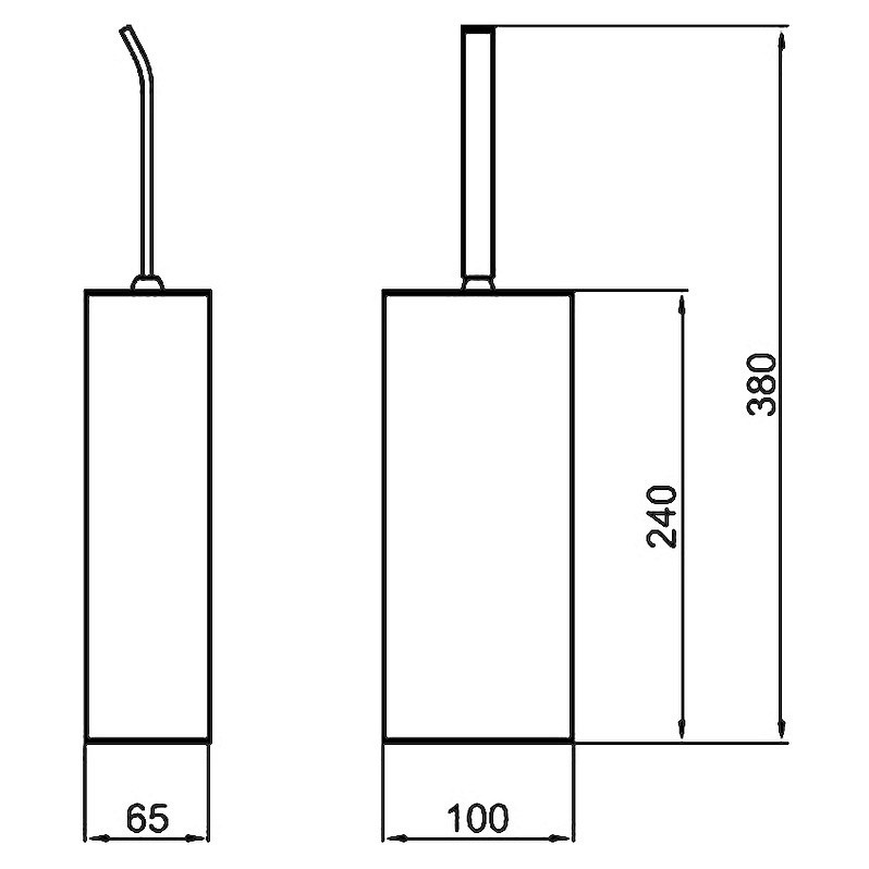 AI501302015 Напольный ершик для унитаза Webert Aria - Вид №1