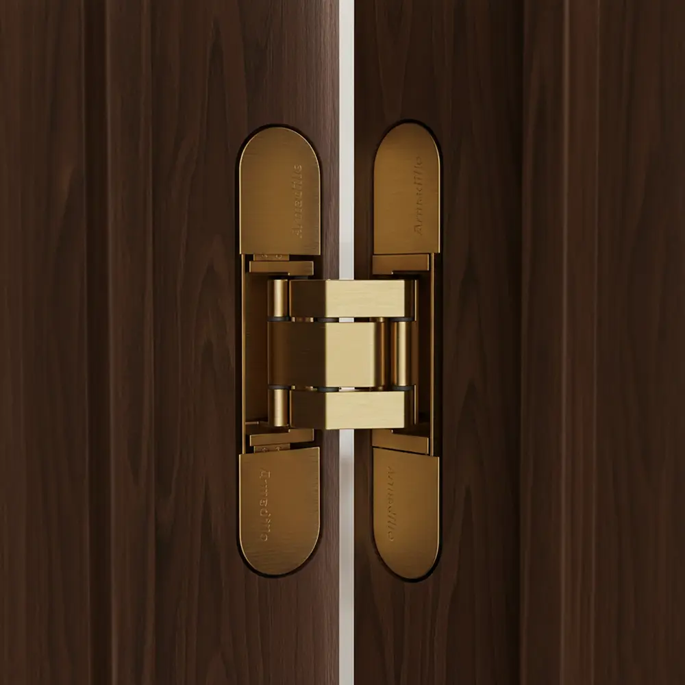 Скрытая петля дверная U3D3000 115x23x26 мм ЦАМ цвет золото ARMADILLO STLM-2107150 - Вид №4