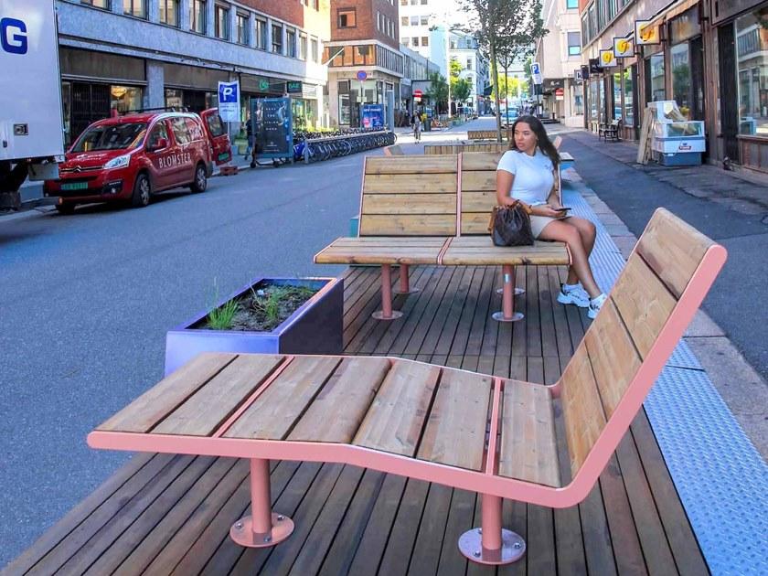 VESTRE Деревянная скамья Parklets 2.0 sun-id-1480173 - Вид №2