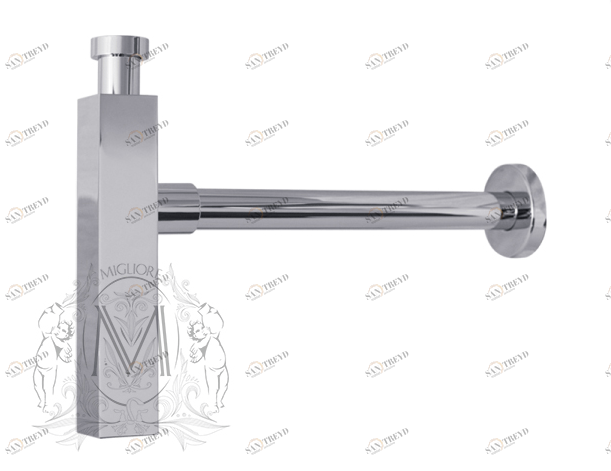 Сифон для раковины MIGLIORE ML.RIC-10.117, хром, ø32 ML.RIC-10.117.CR