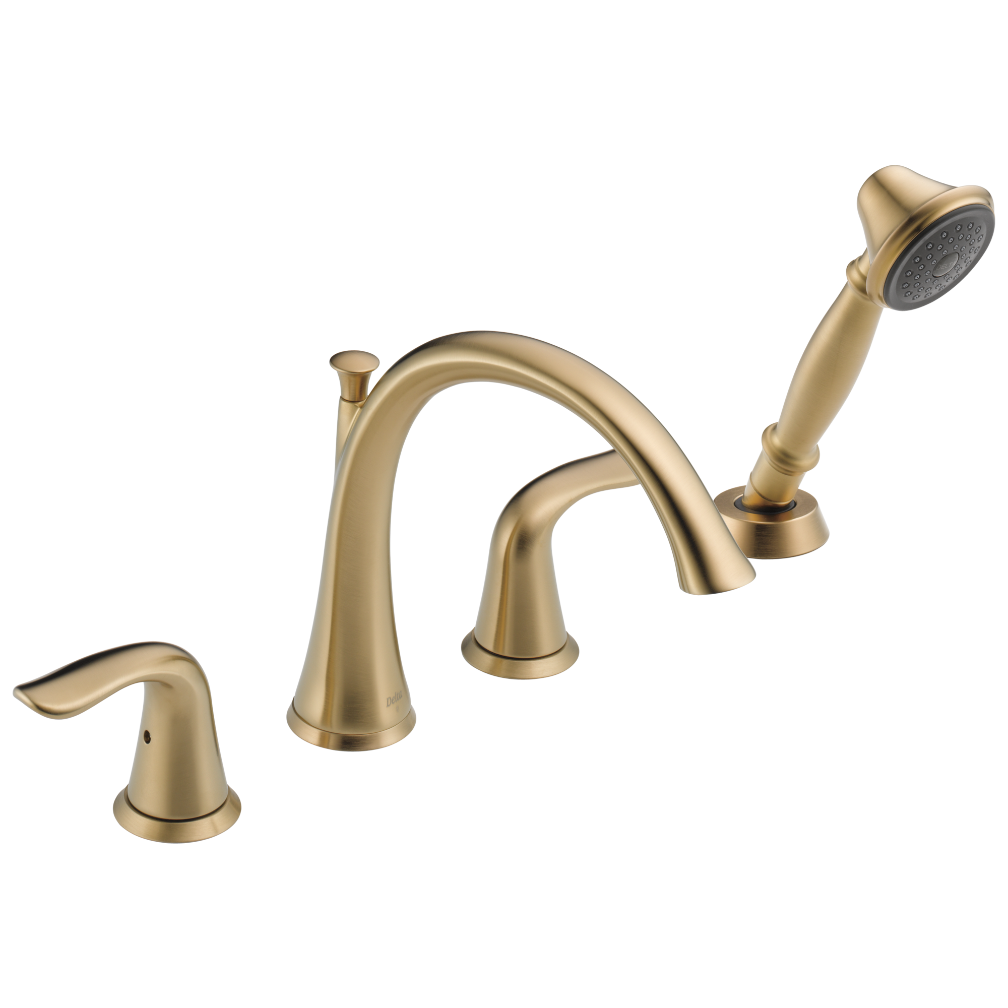 T4738-CZ Римская ванна с ручным душем Delta Faucet Lahara Шампанское бронза 