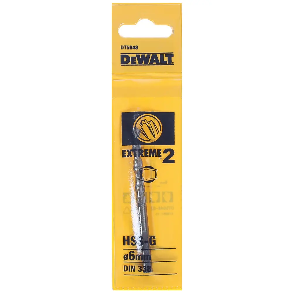 Сверло по металлу HSS-G 6х93 мм DeWalt Extreme 2 DT5048 81970419 STLM-2101552  - Вид №2