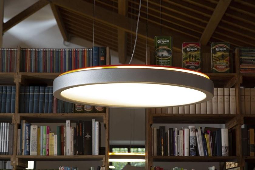 Martinelli Luce Подвесной светильник из алюминия и метакрилата Luna 2035 - Вид №2