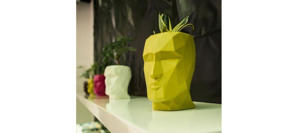 066075 Кашпо Nano матовое фисташковое Vondom Adan - Вид №2