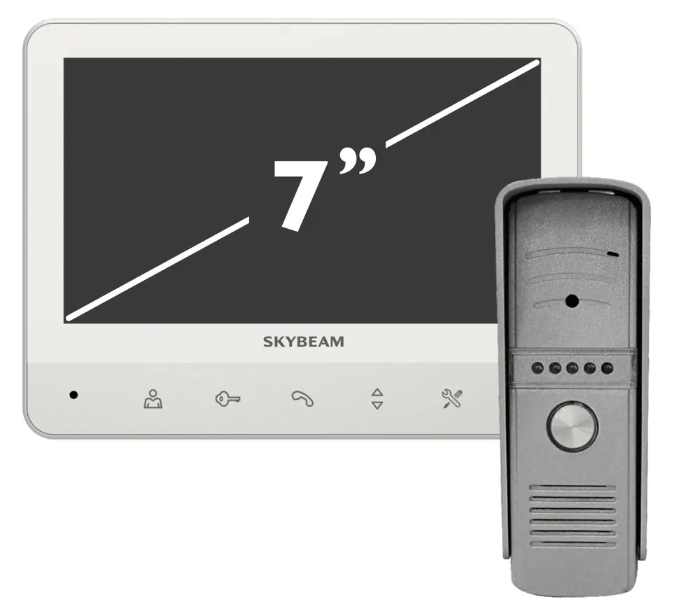 Видеодомофон Skybeam с 7-дюймовым экраном и записью 89337385