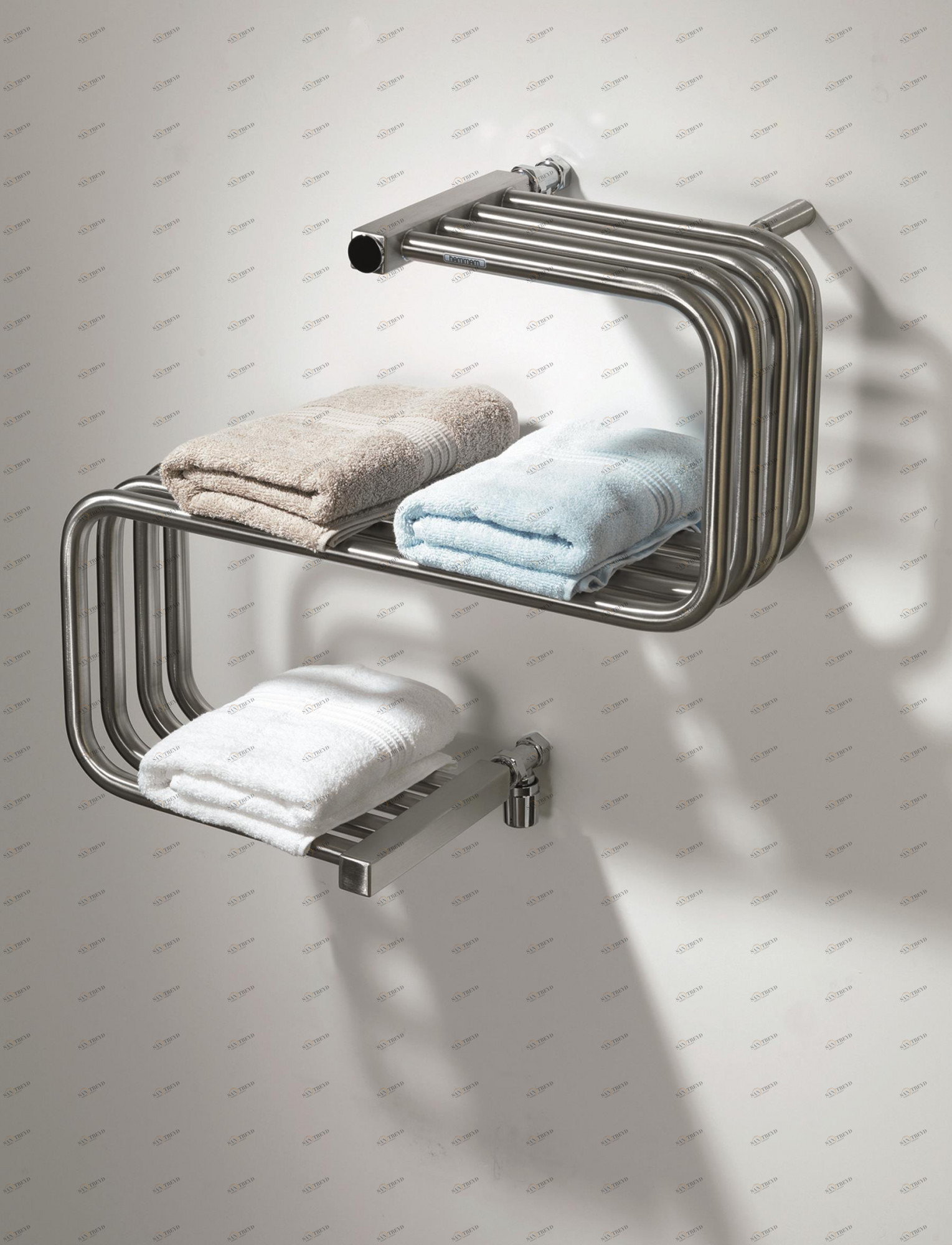 Полотенцесушитель Hammam KAYRA Stainless steel  комбинированный; электрический или водяной Сталь 